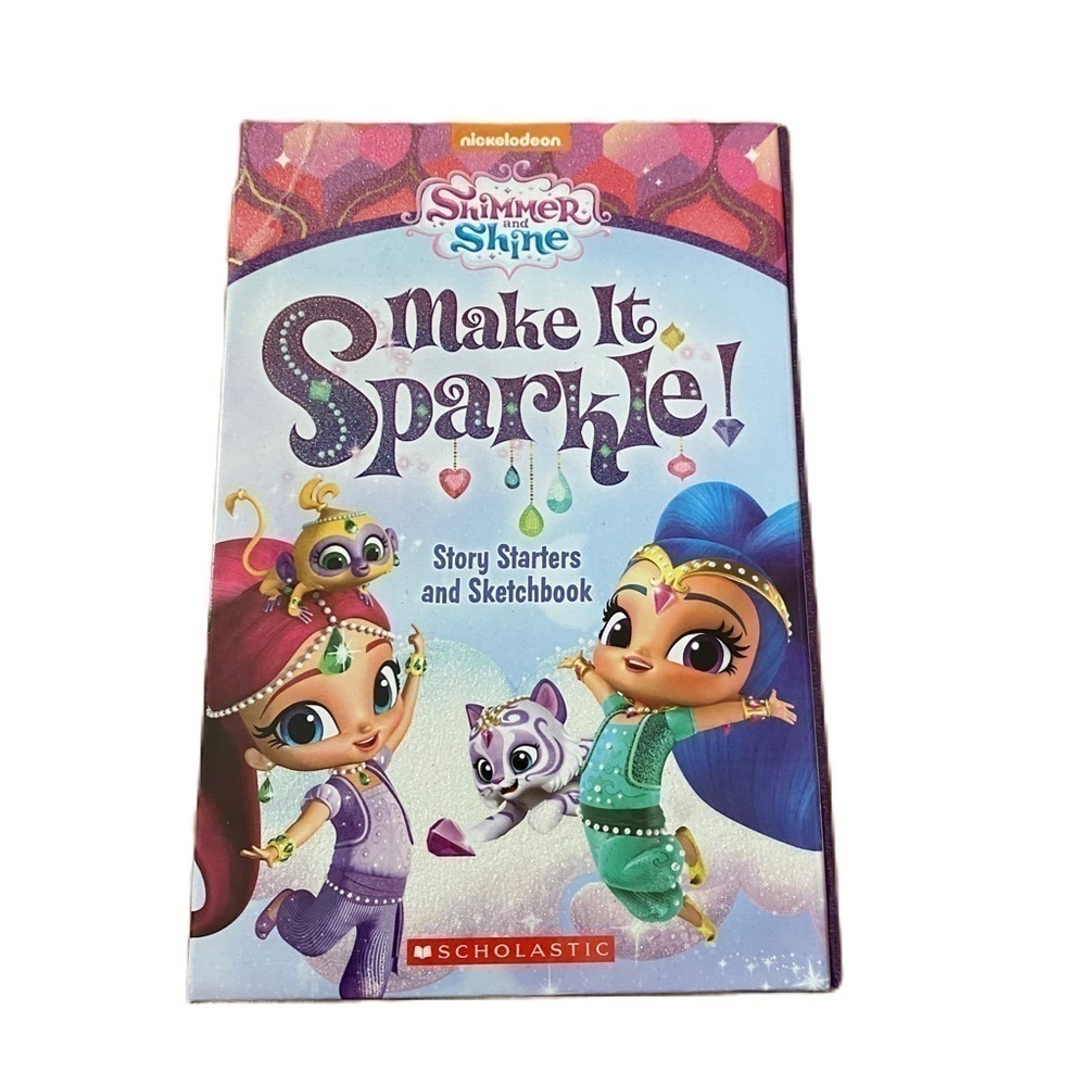 Shimmer & Shine Make It Sparkle Story Starters and Sketchbook Book Nickelodeon